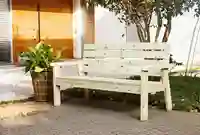 ספסל עץ לגינה דגם פלורנס