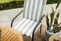 ריפוד לכיסא גן עם פסים