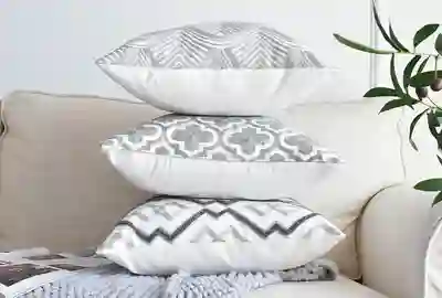 כרי נוי מעוצבת עם רקמה