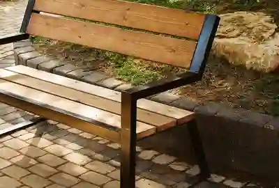 ספסל עץ וברזל דגם ינאי