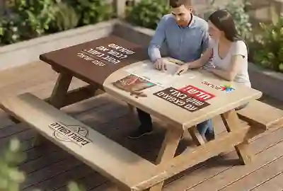 שולחנות ממותגים לעסקים