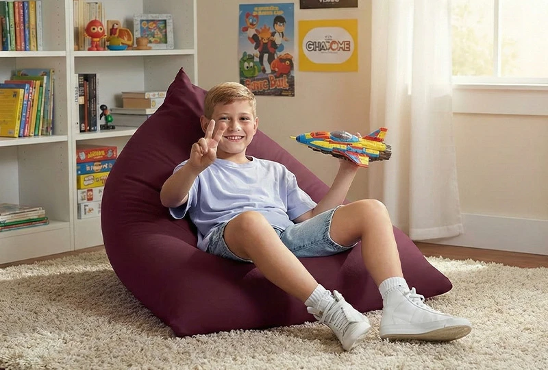 פוף שפיץ בחדר ילדים