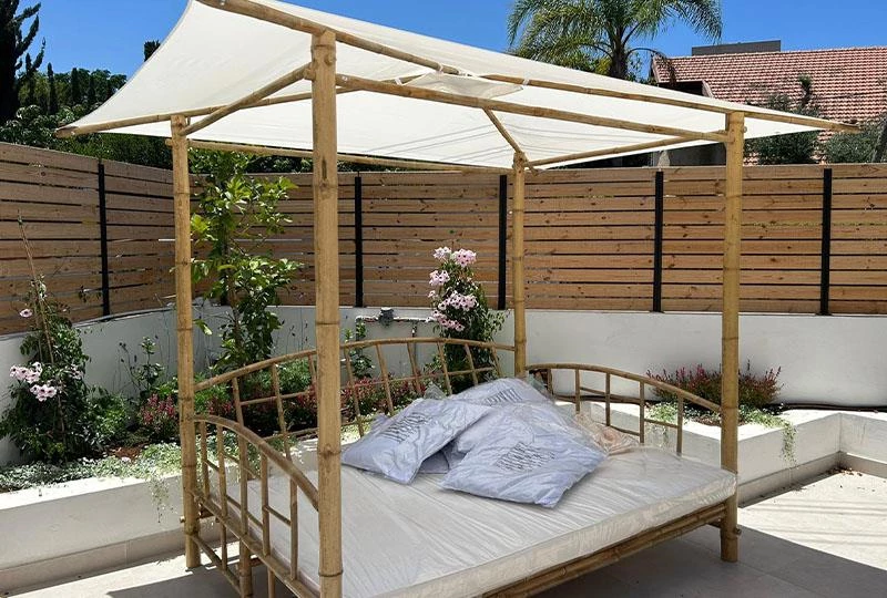 מיטת אפיריון מבמבוק